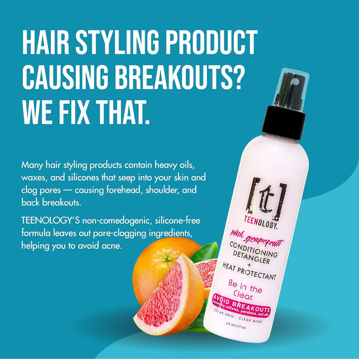 Pink Grapefruit Conditioning Detangler + Heat Protectant