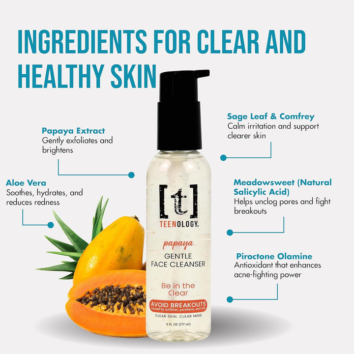 Papaya Gentle Face Cleanser - *Improved Clear Formula!*