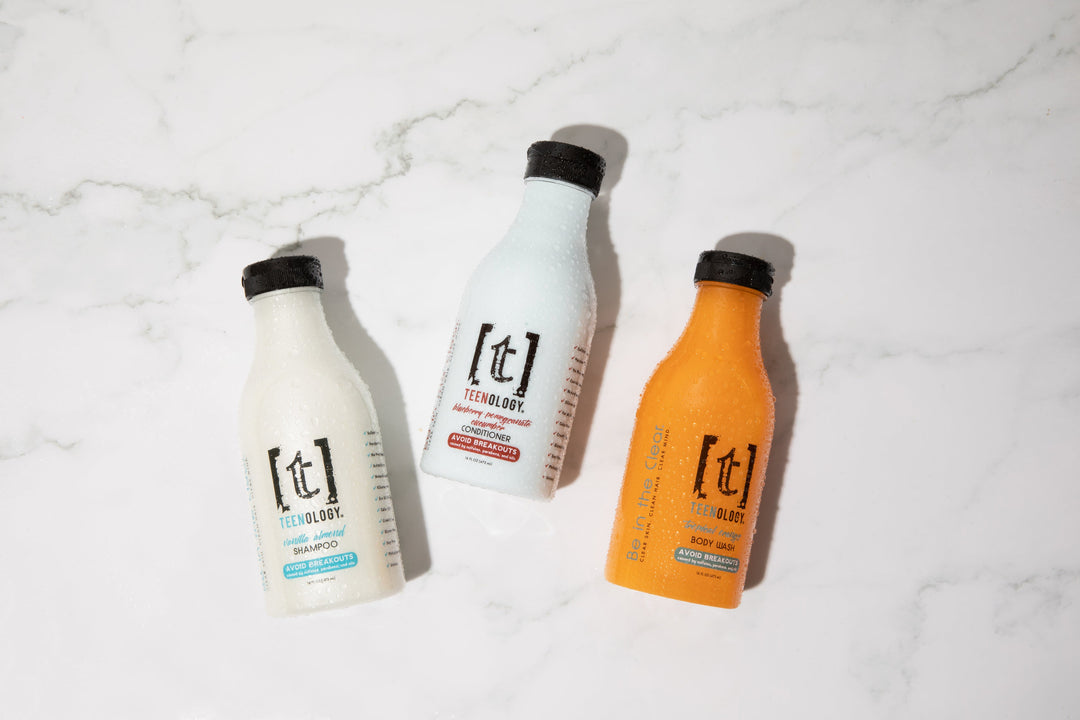 Teen Acne Clear Start Kit | Shampoo + Conditioner + Body Wash - Save 15%