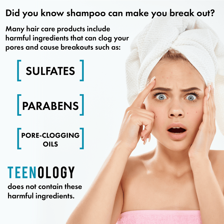 Teen Acne Shampoo + Conditioner Combo