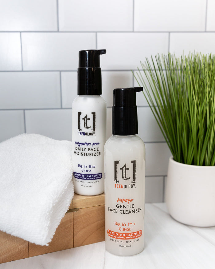 Teen Acne Face Care Kit | Face Cleanser + Face Moisturizer - Save 35%
