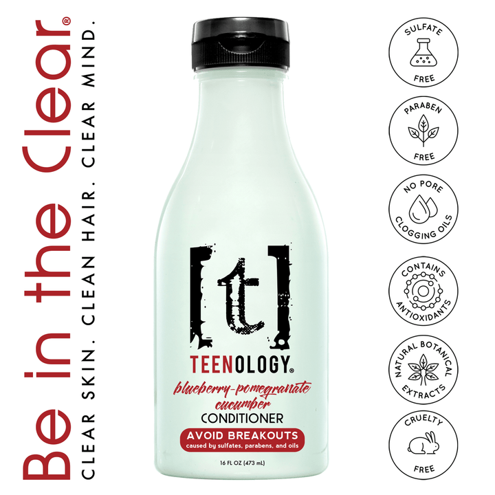 Teen Acne Total Body Care Kit | Shampoo + Conditioner + Body Wash + Face Cleanser + Face Moisturizer - Save 25%