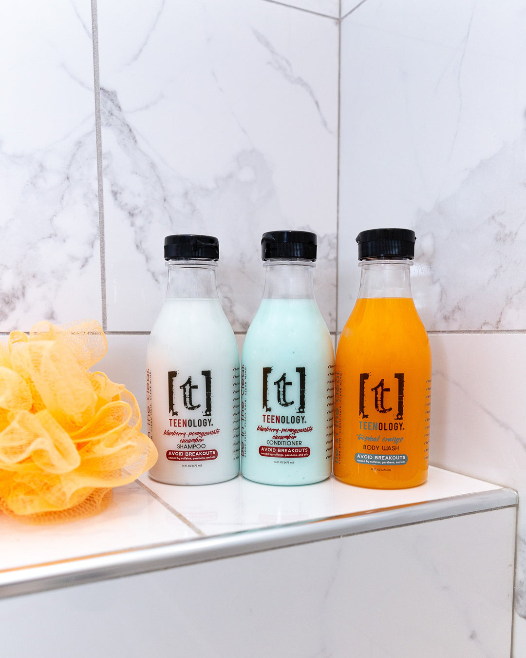 Teen Acne Clear Start Kit | Shampoo + Conditioner + Body Wash - Save 15%