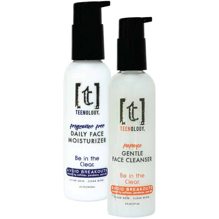 Teen Acne Face Care Kit | Face Cleanser + Face Moisturizer - Save 35%