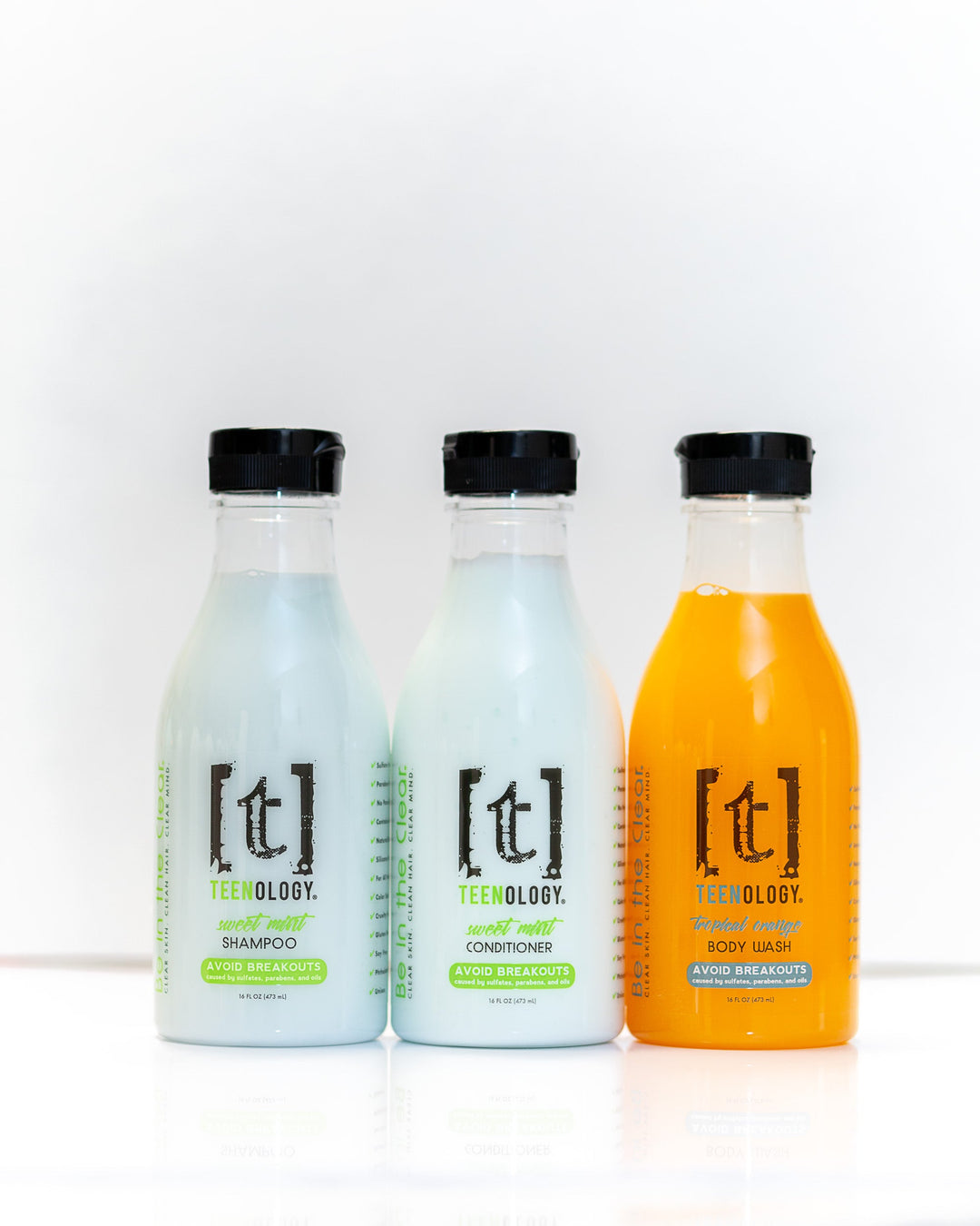 Teen Acne Clear Start Kit | Shampoo + Conditioner + Body Wash - Save 15%