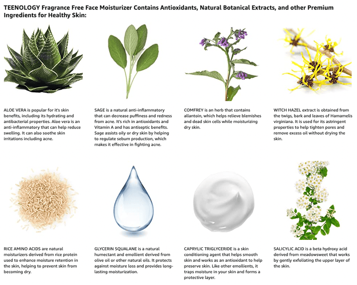 Teen Acne Total Body Care Kit | Shampoo + Conditioner + Body Wash + Face Cleanser + Face Moisturizer - Save 25%