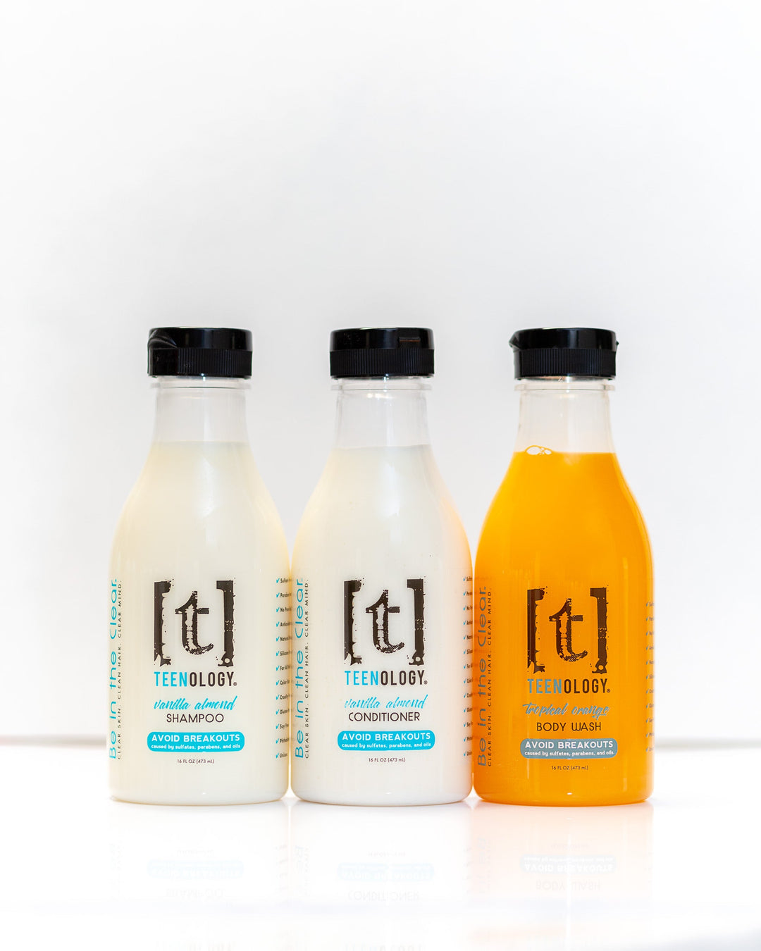 Teen Acne Clear Start Kit | Shampoo + Conditioner + Body Wash - Save 15%